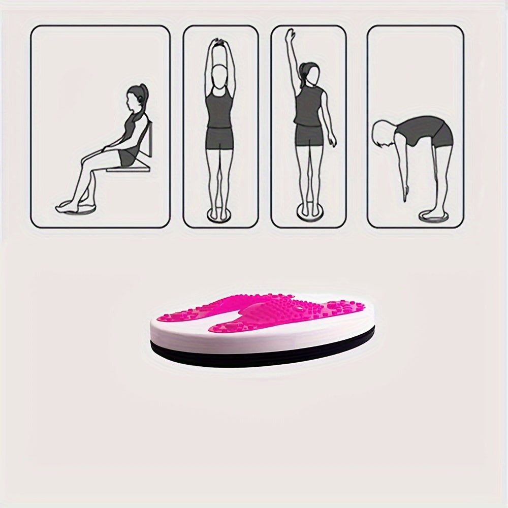 1pc Magnetic Twisting Boards With Pull Rope, Fitness Foot Massage Disc, Balance Board For Yoga, Gym Sport, Exercise, Waist & Hips & Legs Twisting, Body Shaping