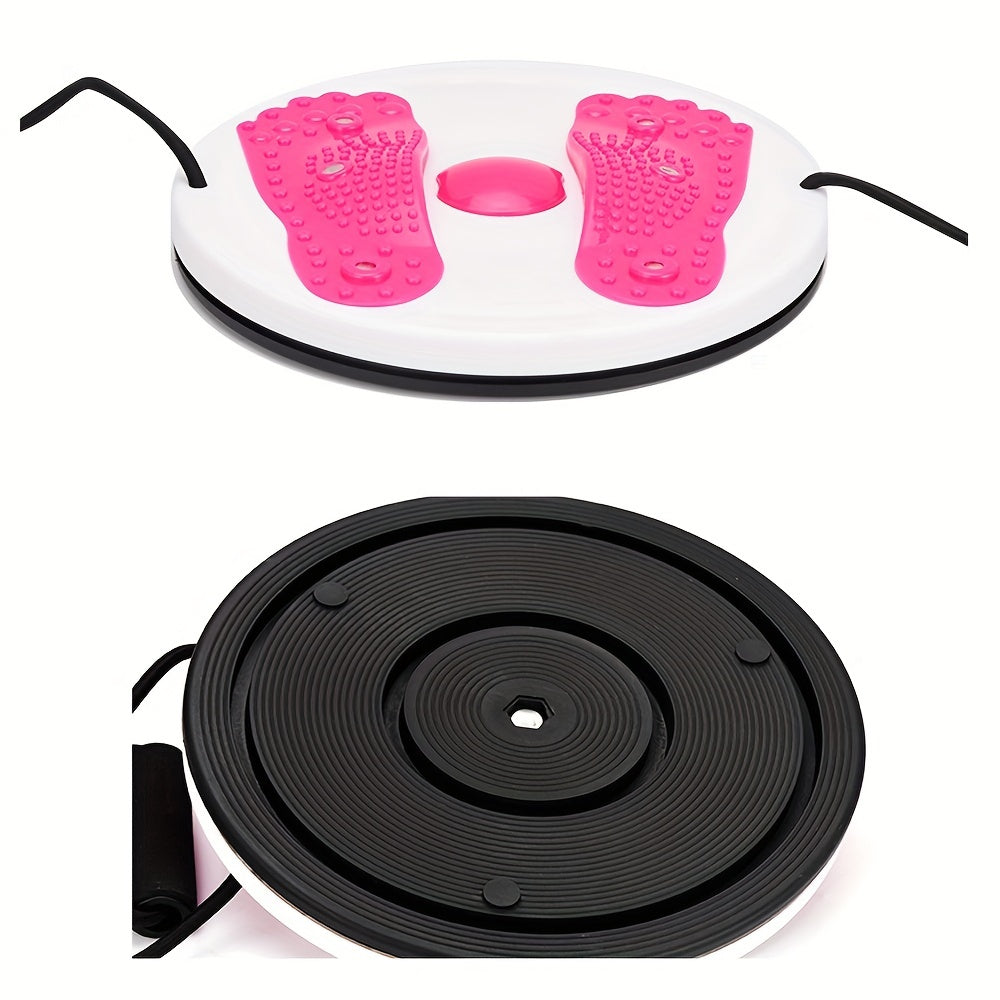 1pc Magnetic Twisting Boards With Pull Rope, Fitness Foot Massage Disc, Balance Board For Yoga, Gym Sport, Exercise, Waist & Hips & Legs Twisting, Body Shaping