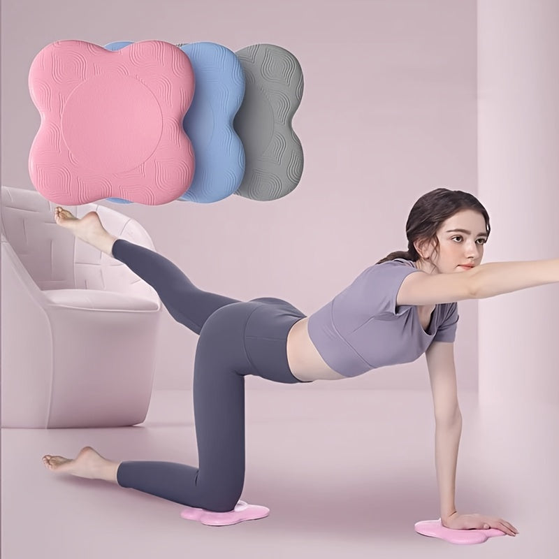 2pcs Fitness Yoga Kneeling Pads, Suitable For Flat Support, Strength Training, Yoga And Pilates Exercise