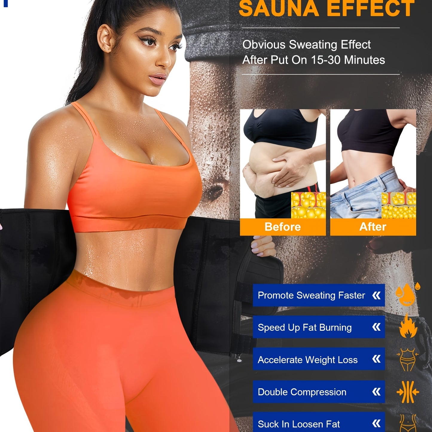 Women's Waist Trainer, Abdomen-restraining Exercise, Sweat-absorbing Slimming Belt For Reducing Belly Fat And Waist During Workouts