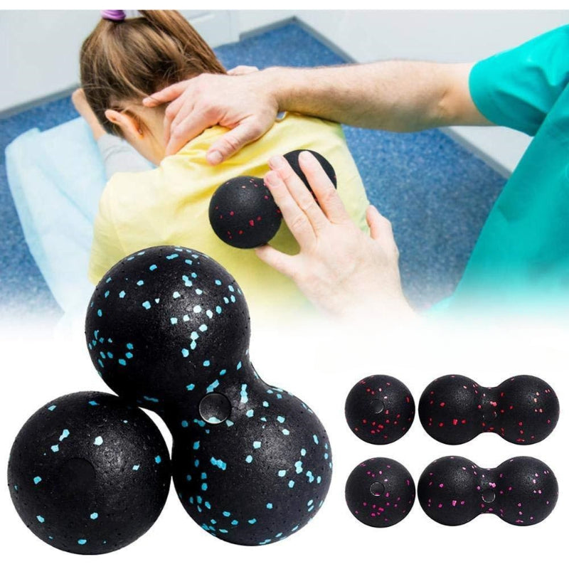 Lacrosse Myofascia Ball Peanut Massage Ball Myofascia Massage High Density Lightweight Exercise Muscle Relaxation Yoga - Mother's Day Gift