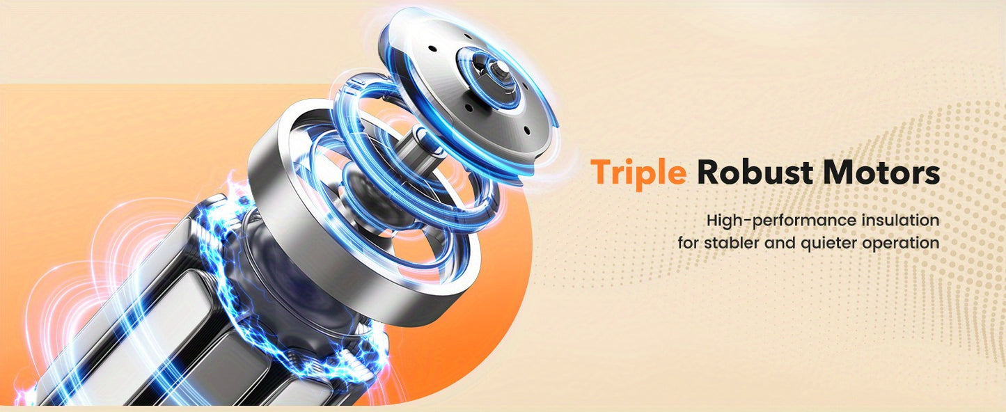 4D Vibration Plate-Triple Motors Oscillation, Linear, Pulsation Vibration Plate Exercise Machine, 30Hz-40Hz Vibration Plate Exercise Machine for Bone Density Building & Lymphatic Drainage