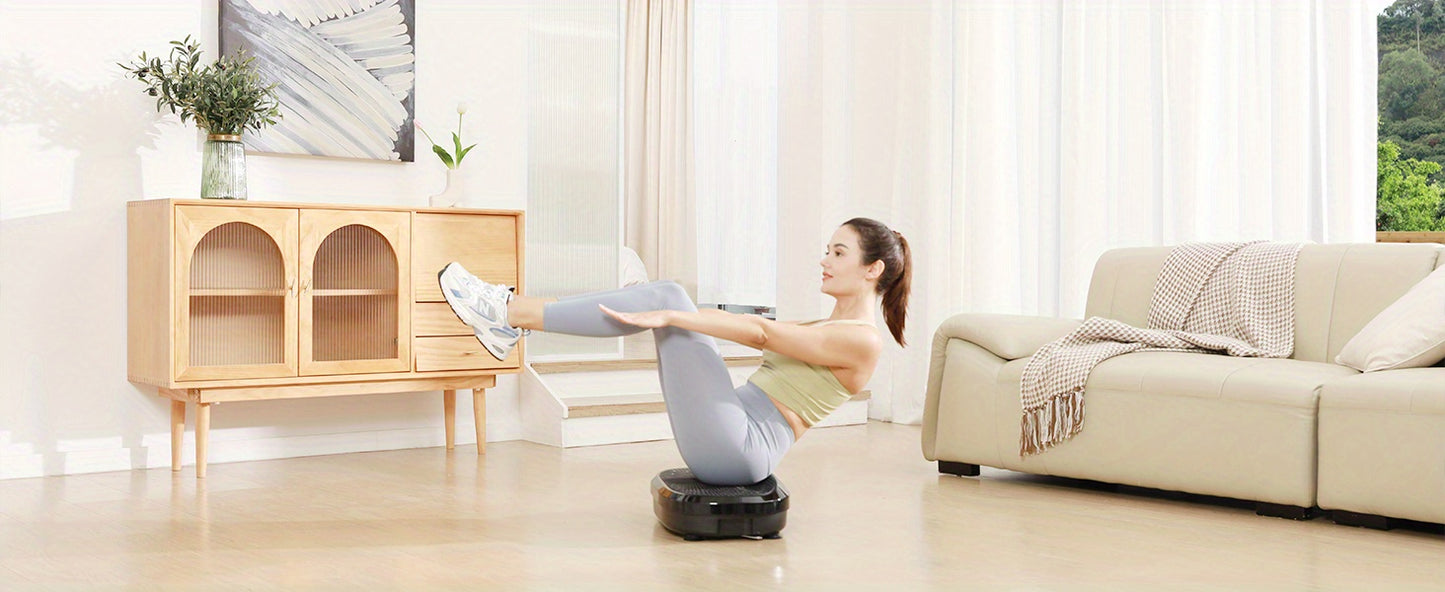 Vibration Plate Equipment- Whole Body Workout Equipment for Women, And Silicone Pedal, Gift Stocking, Christmas Gift for Your Family