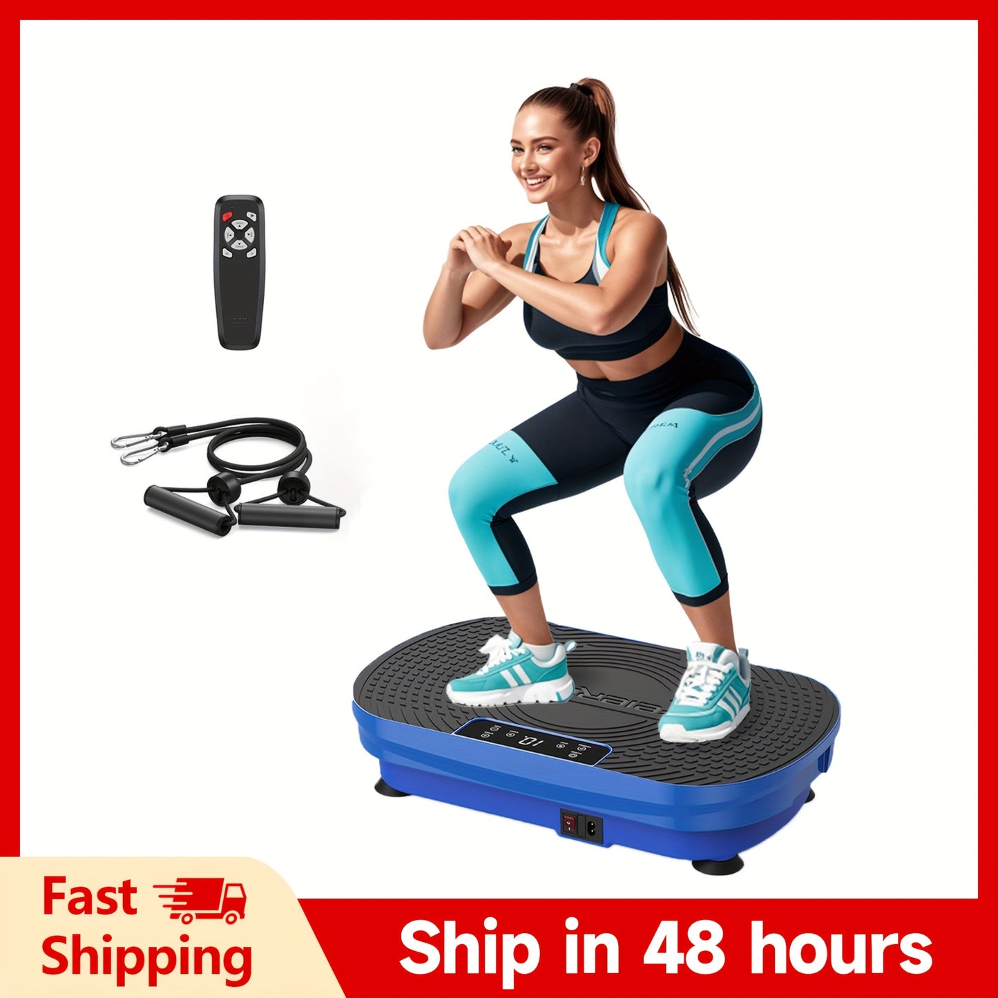 Fitness Pedel/ Vibration Plate Exercise Machine, Multiple Preset Modes Vibration Platform, Whole Body Workout Exercise Machine For Body Building, Quiet And Portable, Ideal Home Gym Workout Equipment, Perfect Gift, Without Bat