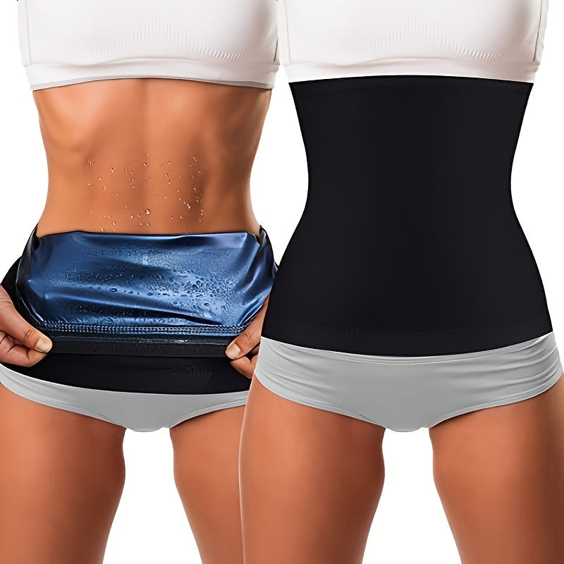 Tummy Control Belt - Sweat Resistant Waist Support for Exercise, Yoga, Fitness, Sauna