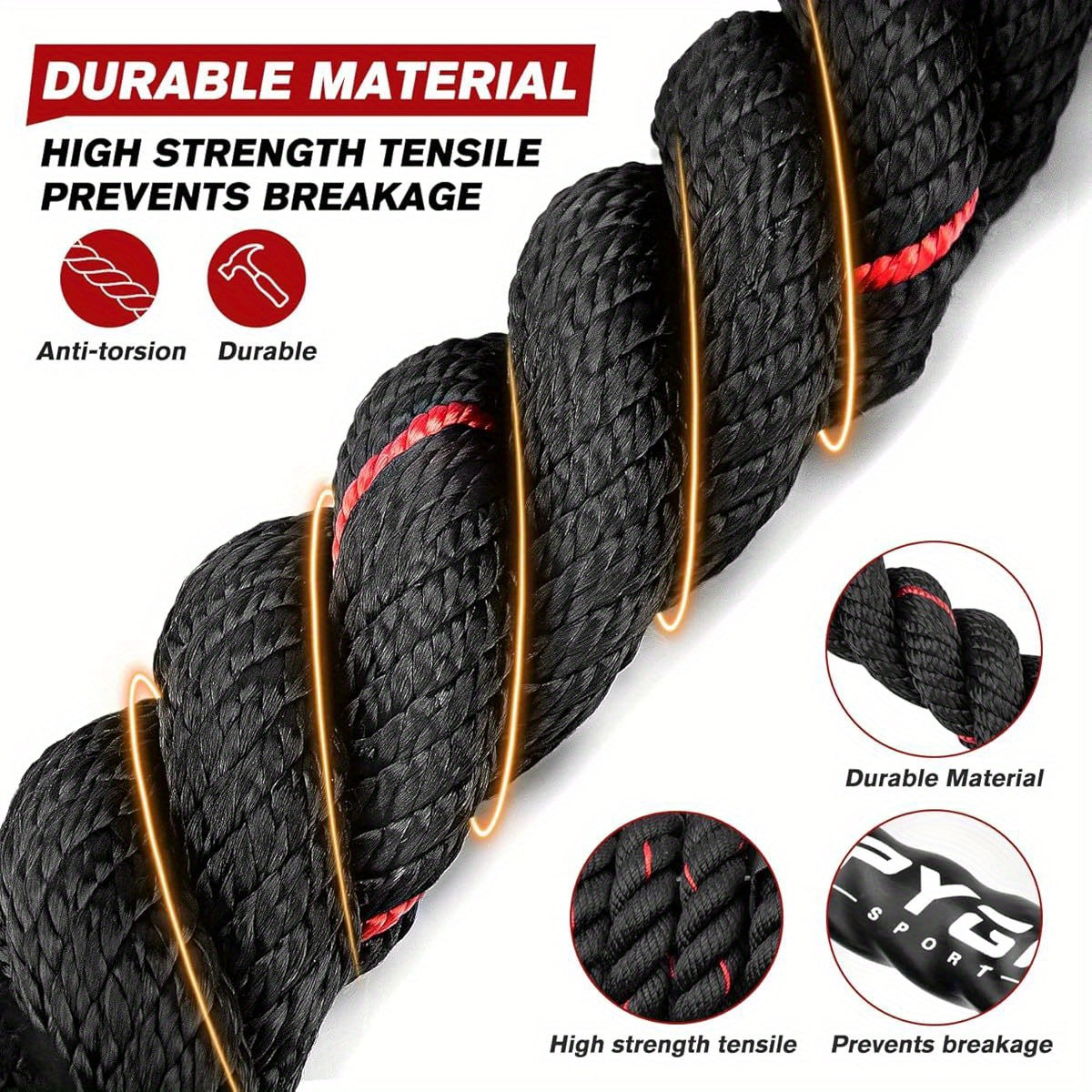 Jump Rope, Weighted Jump Ropes for Men women, 2. 8lb 3. 8lb 5lb Heavy Skipping Rope for Exercise, Adult Jumpropes for Home Workout, Improve Strength and Building Muscle, Total Body Workout Equipment