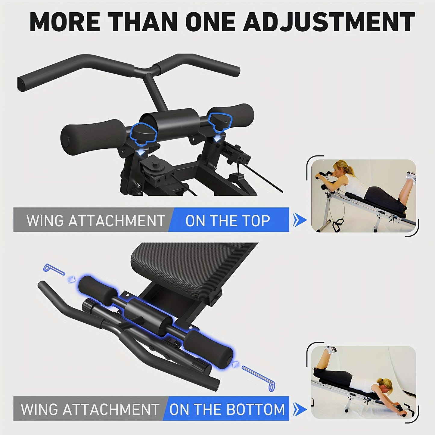 1 Total Gym Bench Press - Versatile Indoor Home Gym Workout Equipment, Black Iron with Adjustable Backrest and Arm Support, Ideal for Full Body Strength Training, Gym Accessories