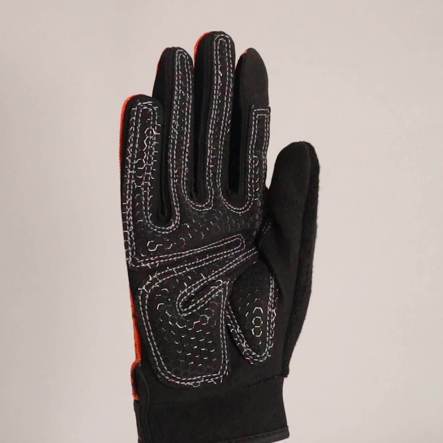 Full Finger Workout Gloves with Padding, Non Slip Extra Grip for Men Women - FINGER TEN Weight Lifting Touchscreen Gym Exercise Gloves for Cycling Climbing Hiking