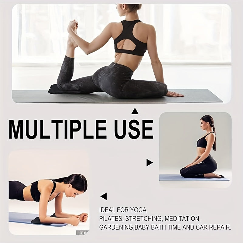 2pcs Fitness Yoga Kneeling Pads, Suitable For Flat Support, Strength Training, Yoga And Pilates Exercise