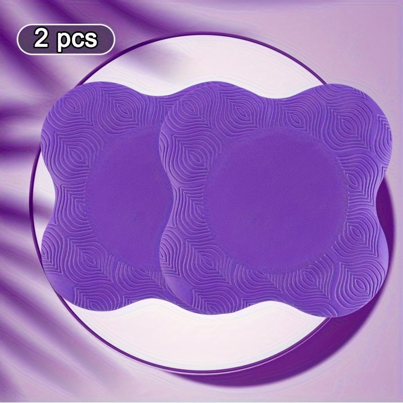 2pcs Fitness Yoga Kneeling Pads, Suitable For Flat Support, Strength Training, Yoga And Pilates Exercise
