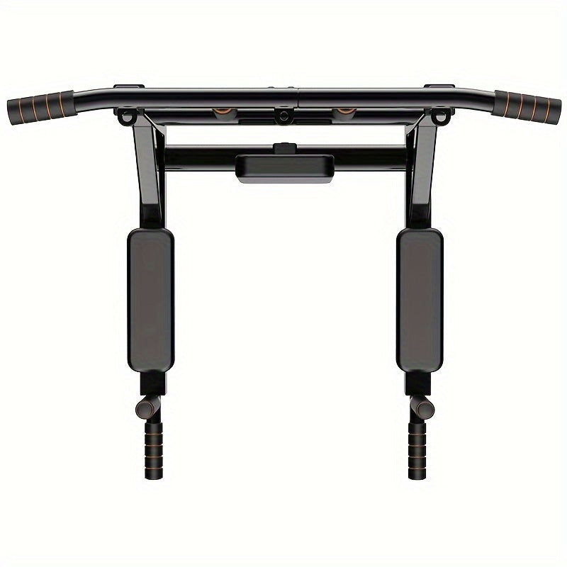1pc Heavy-Duty Foldable Wall Mount Pull-Up Bar - Home Gym Fitness Equipment for Arm Muscle Exercise, Core Strength Training, and Bodybuilding - Space-Saving Design for Small Rooms