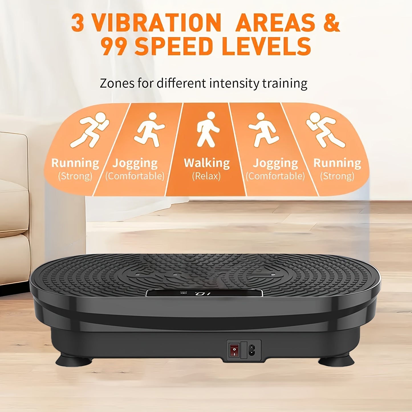 Vibration Plate Equipment- Whole Body Workout Equipment for Women, And Silicone Pedal, Gift Stocking, Christmas Gift for Your Family