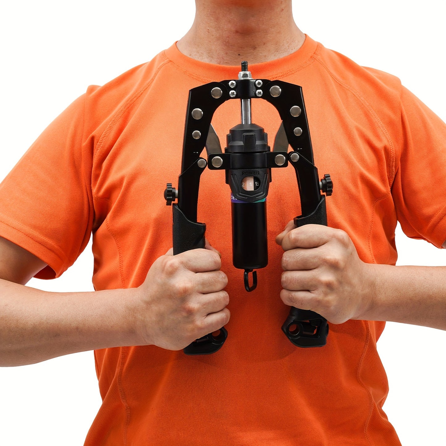 Twister Arm Exerciser - Adjustable 22-440lbs Hydraulic Abdominal Exercise Wheel
