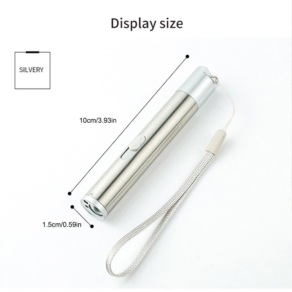 Pointers USB Charging Rechargeable 3-in-1 Flashlight Red Camping Lamp Multifunctional Toy UV Props Pet Training