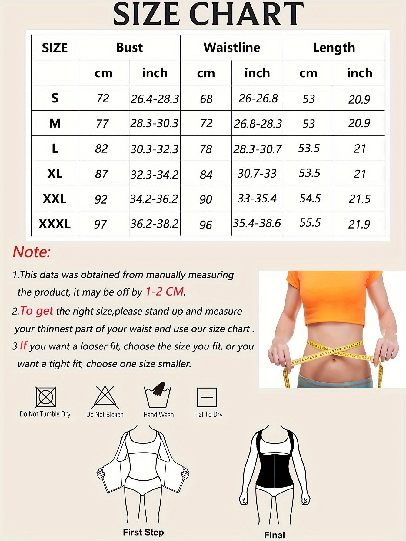 Zipper sauna vest: enhances sweat wicking during exercise, suitable for shaping Women's waist and abdomen