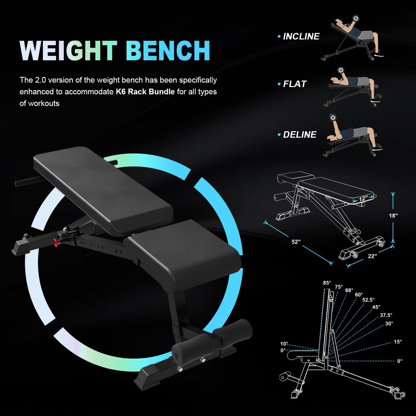 Mikolo Power Cage, Power Rack with Cable Crossover System, 1500LBS Squat Rack with LAT Pull Down System, Workout Cage with Pulley System for Fitness Home Gym