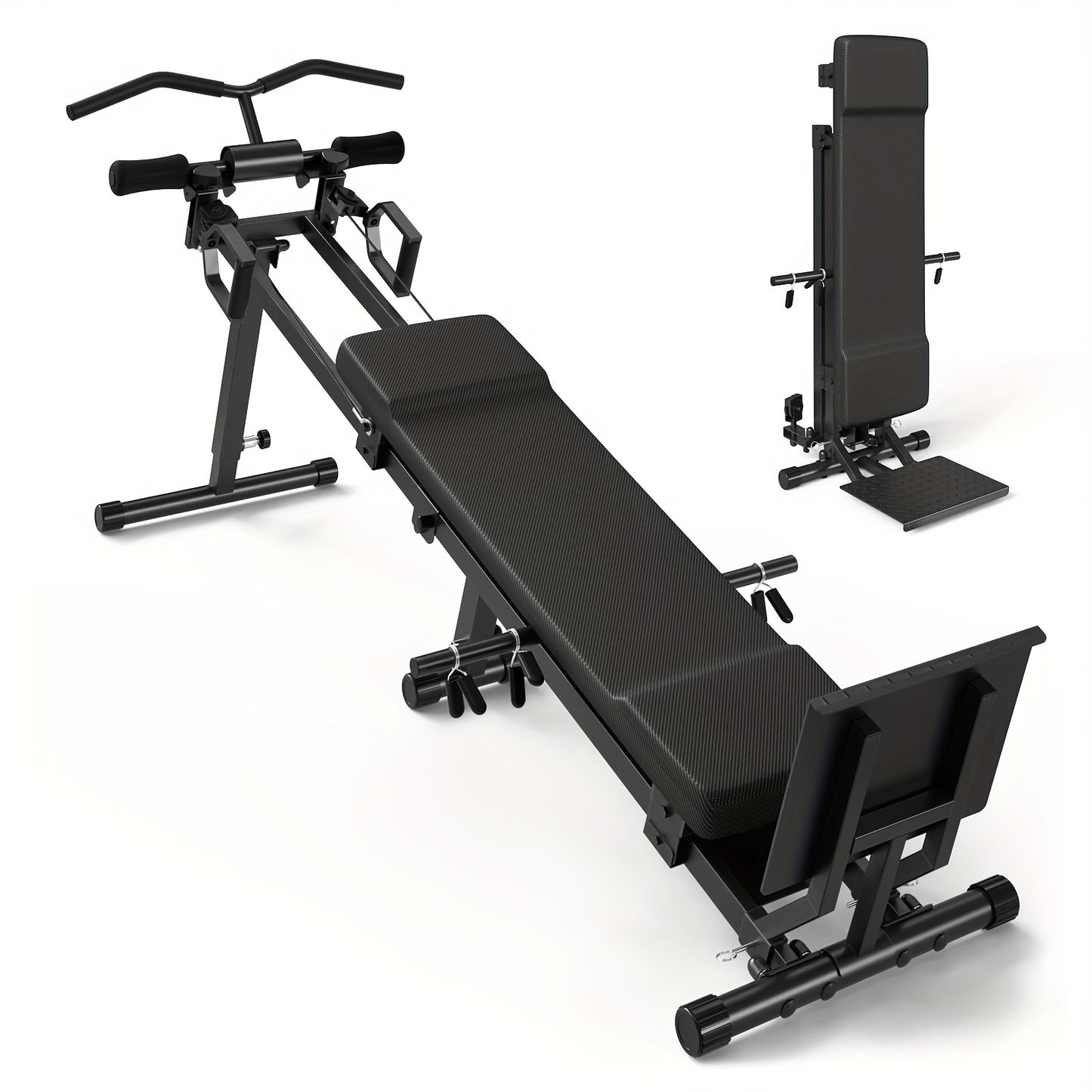 1 Total Gym Bench Press - Versatile Indoor Home Gym Workout Equipment, Black Iron with Adjustable Backrest and Arm Support, Ideal for Full Body Strength Training, Gym Accessories