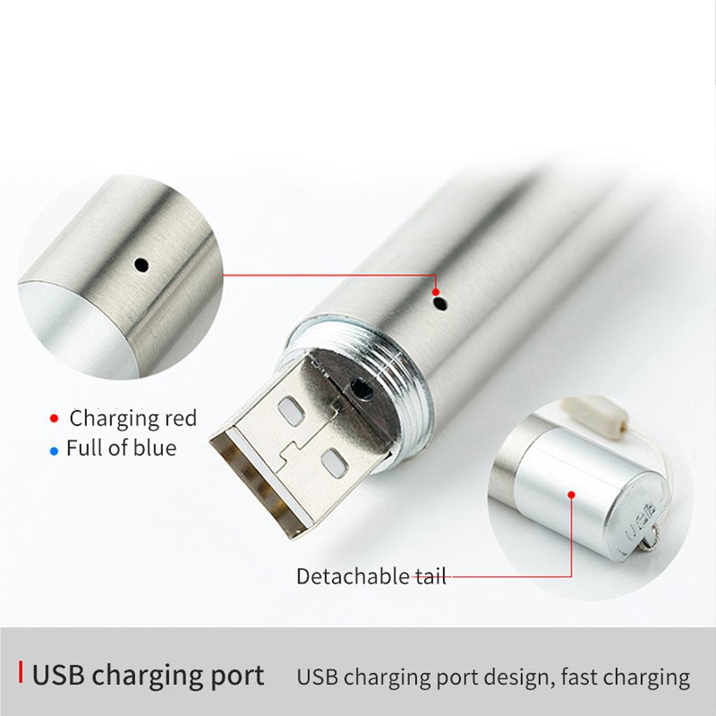 Pointers USB Charging Rechargeable 3-in-1 Flashlight Red Camping Lamp Multifunctional Toy UV Props Pet Training