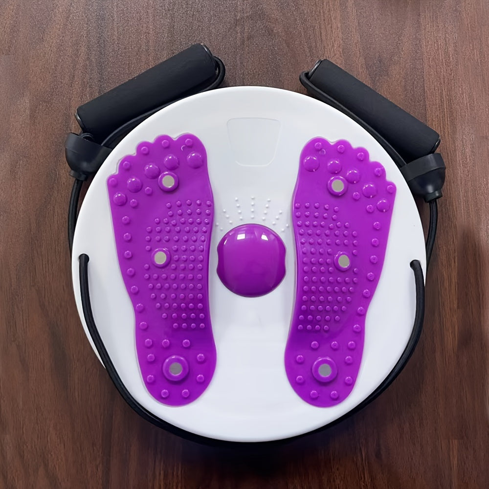 1pc Magnetic Twisting Boards With Pull Rope, Fitness Foot Massage Disc, Balance Board For Yoga, Gym Sport, Exercise, Waist & Hips & Legs Twisting, Body Shaping