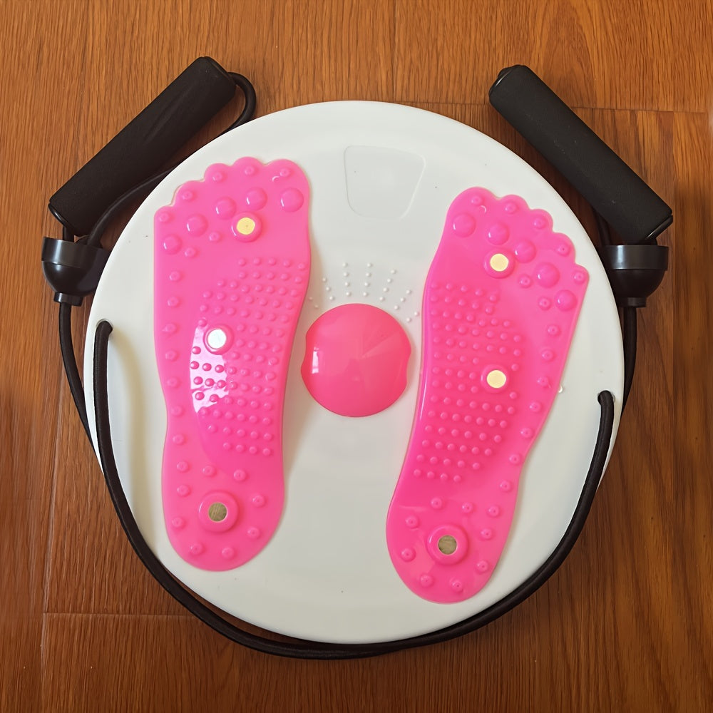 1pc Magnetic Twisting Boards With Pull Rope, Fitness Foot Massage Disc, Balance Board For Yoga, Gym Sport, Exercise, Waist & Hips & Legs Twisting, Body Shaping