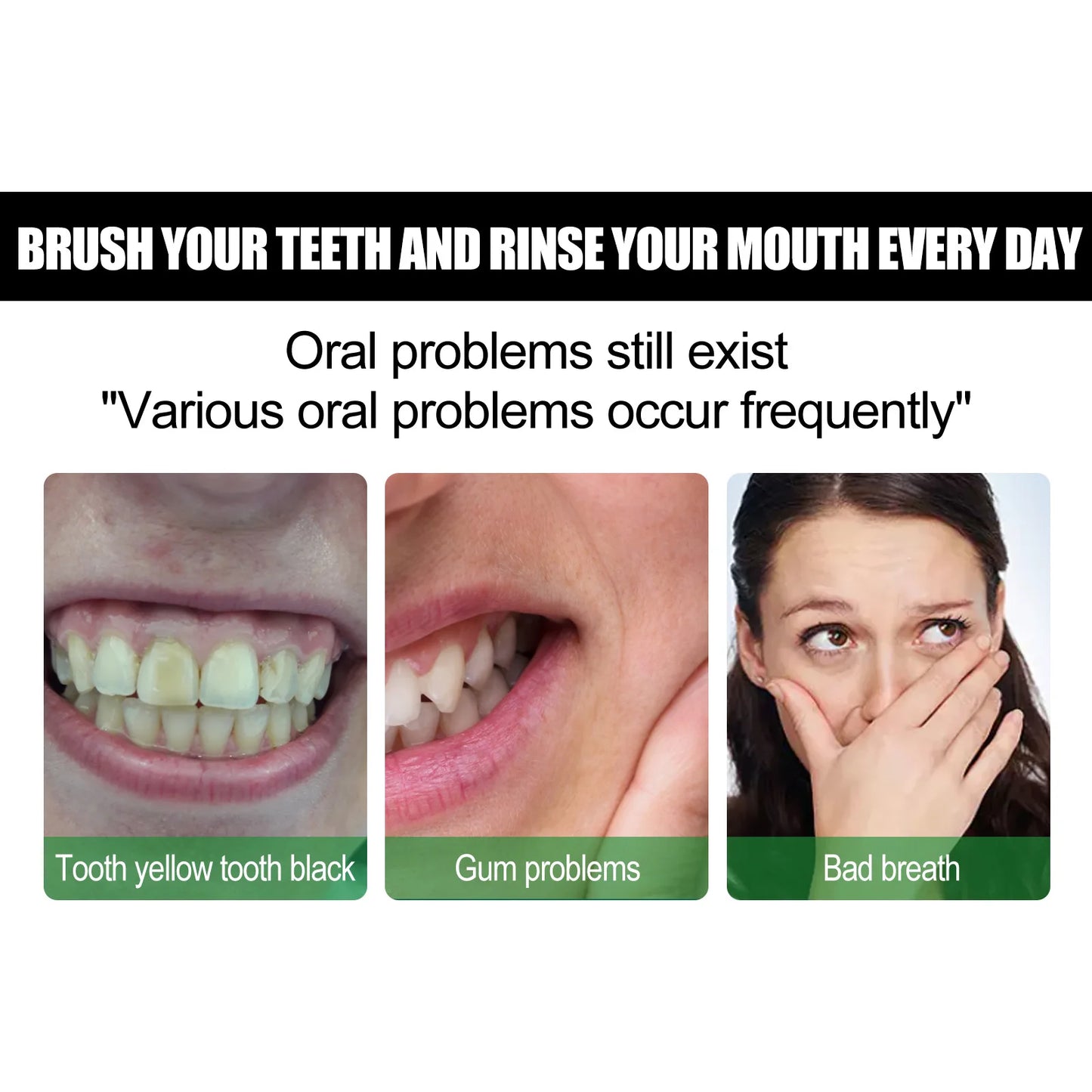 Eelhoe Black Bamboo Charcoal Toothpaste Clean Teeth Yellow Teeth Bad Breath Remover Oral Care Dark Teeth Brightening Toothpaste