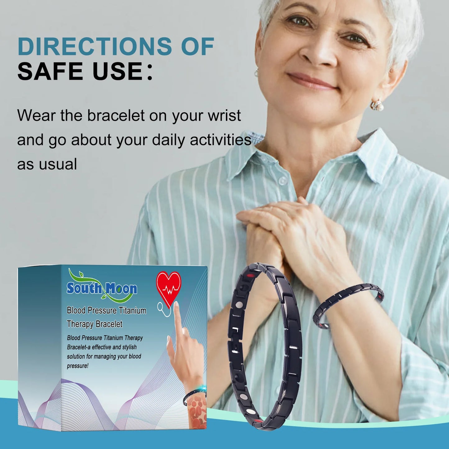 Sugar Regulator Bangle Blood Balance Glucose Management Treat Diabetes Acupressure Lower Blood Sugar Relief Fatigue Health Care