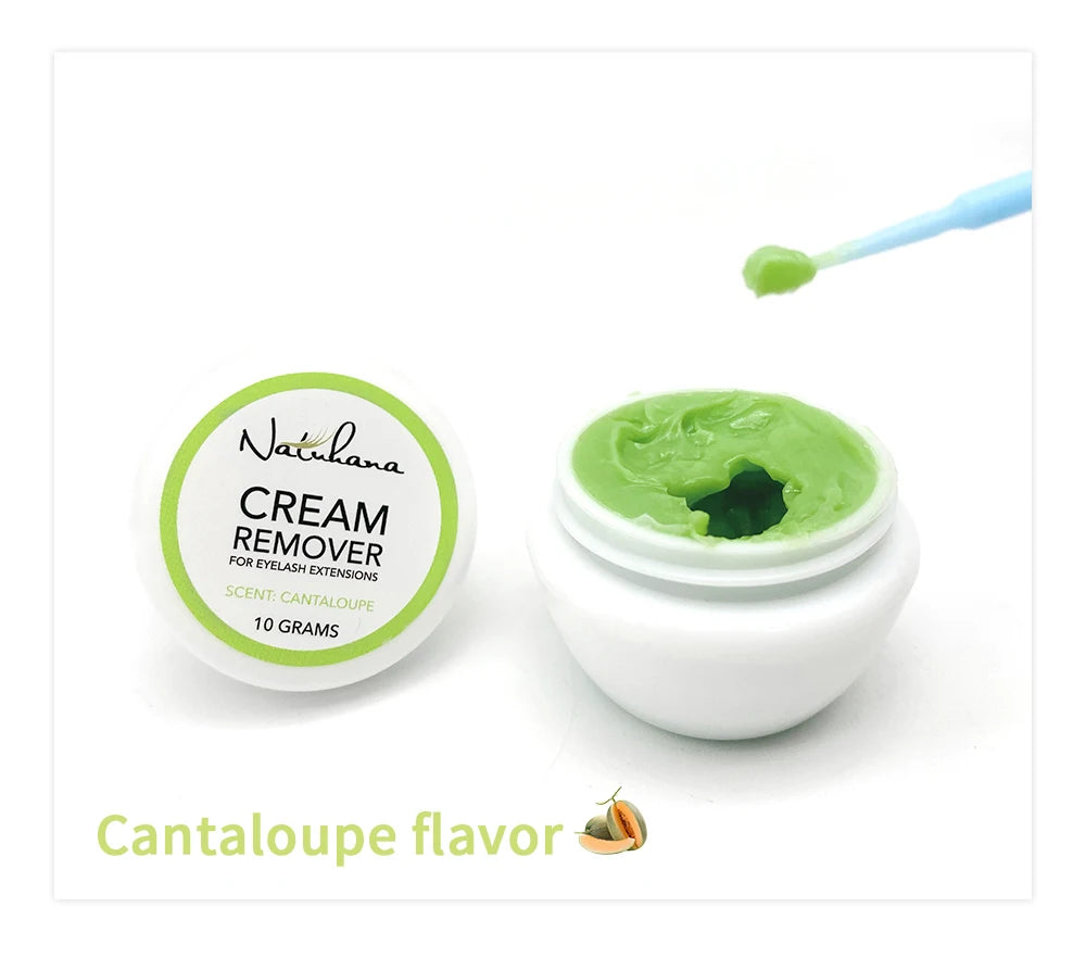 NATUHANA Fruit Flavour Eyelash Remover Glue Quick Unloading Adhesive Professional Cream Remover for Eyeslashes Makeup Tools