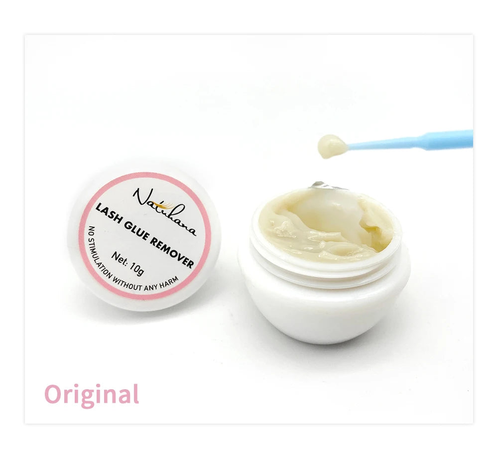 NATUHANA Fruit Flavour Eyelash Remover Glue Quick Unloading Adhesive Professional Cream Remover for Eyeslashes Makeup Tools