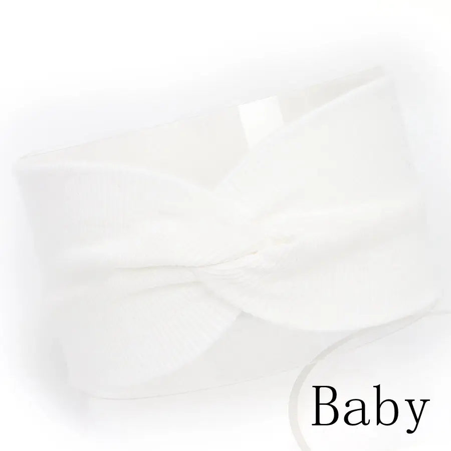 Baby Headband Mommy Twist Hairband For Women Girls Turban Mother Daughter Hair Accessories Cotton Newborn Head Wrap 2pcs/Set