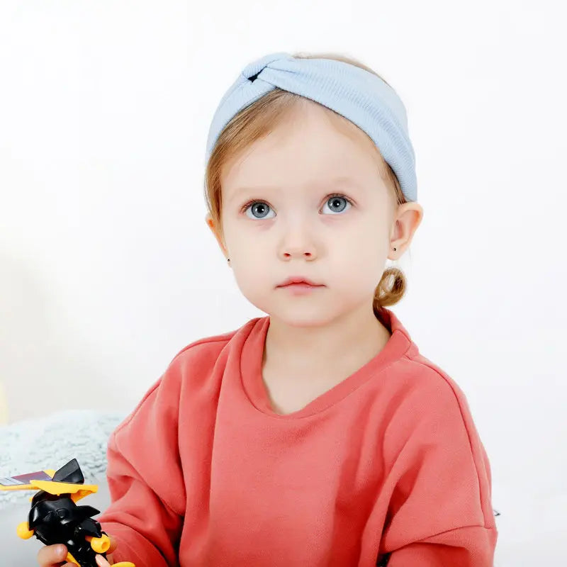 Baby Headband Mommy Twist Hairband For Women Girls Turban Mother Daughter Hair Accessories Cotton Newborn Head Wrap 2pcs/Set