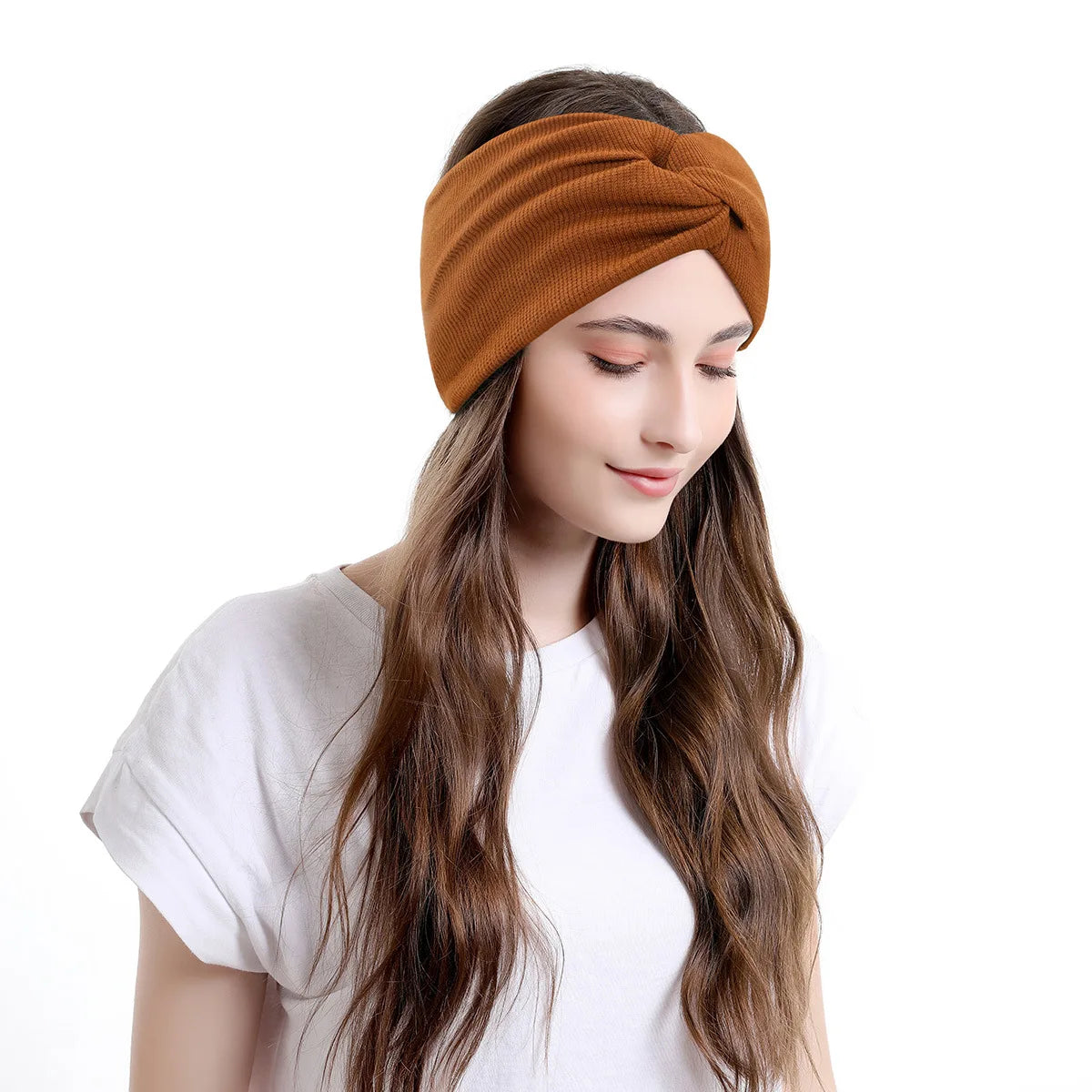 Baby Headband Mommy Twist Hairband For Women Girls Turban Mother Daughter Hair Accessories Cotton Newborn Head Wrap 2pcs/Set