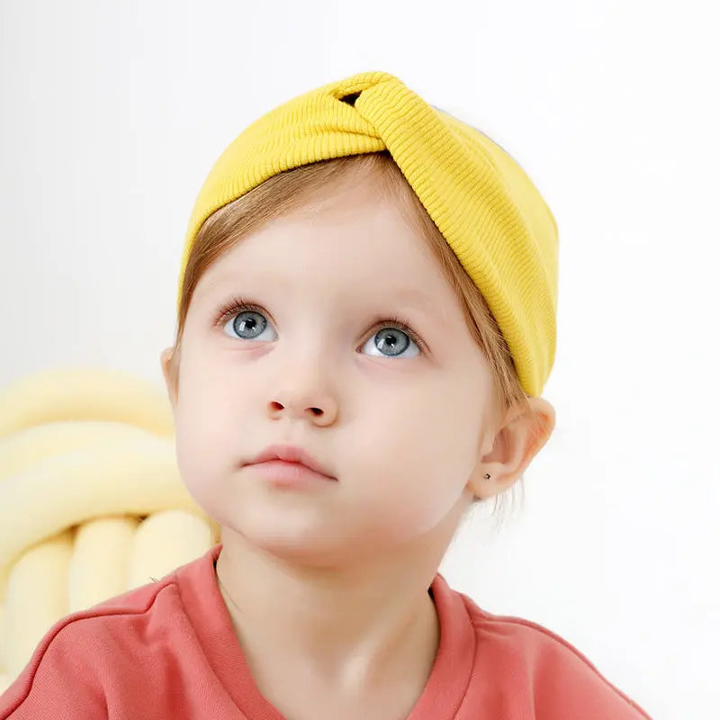 Baby Headband Mommy Twist Hairband For Women Girls Turban Mother Daughter Hair Accessories Cotton Newborn Head Wrap 2pcs/Set