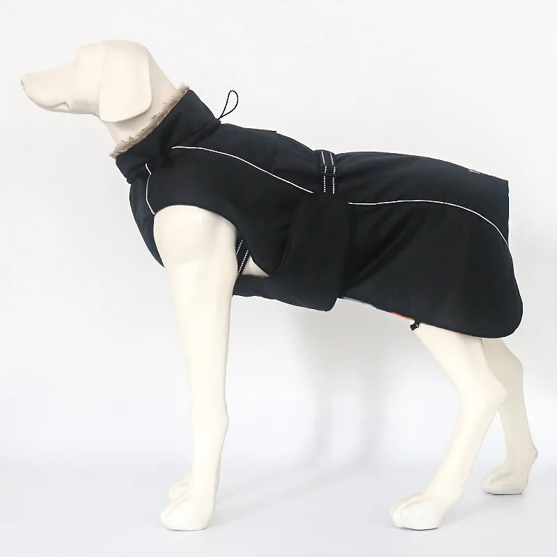 Pet Dog Clothes For Large Big Dogs Winter Warm Big Dog Jackets Padded Fleece Pet Coat Waterproof Design Dog Clothing Ropa Perro