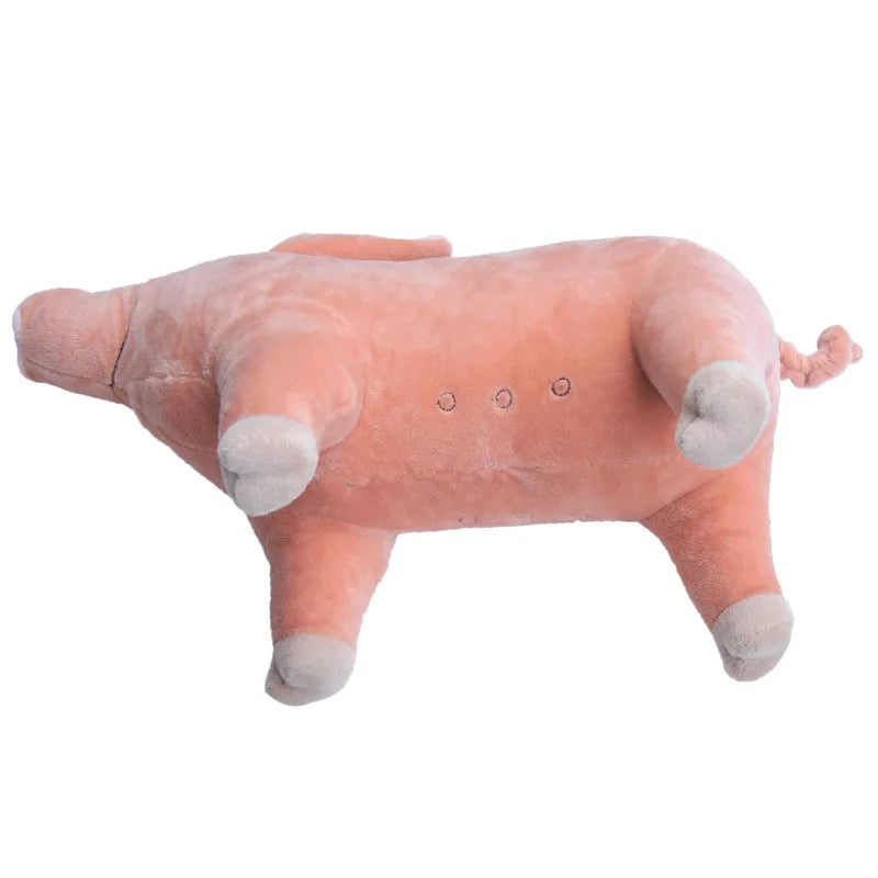 Cute Plush Pig French Bulldog Chew Toys for Dogs Bite-resistant Pet Dog Toy Venting Doll Sleeping with Animals Mascotas Supplies