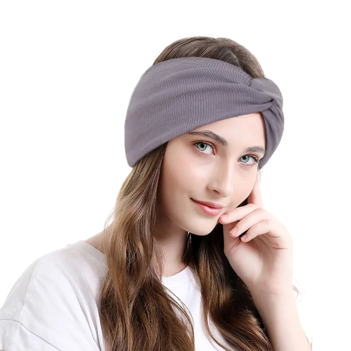Baby Headband Mommy Twist Hairband For Women Girls Turban Mother Daughter Hair Accessories Cotton Newborn Head Wrap 2pcs/Set