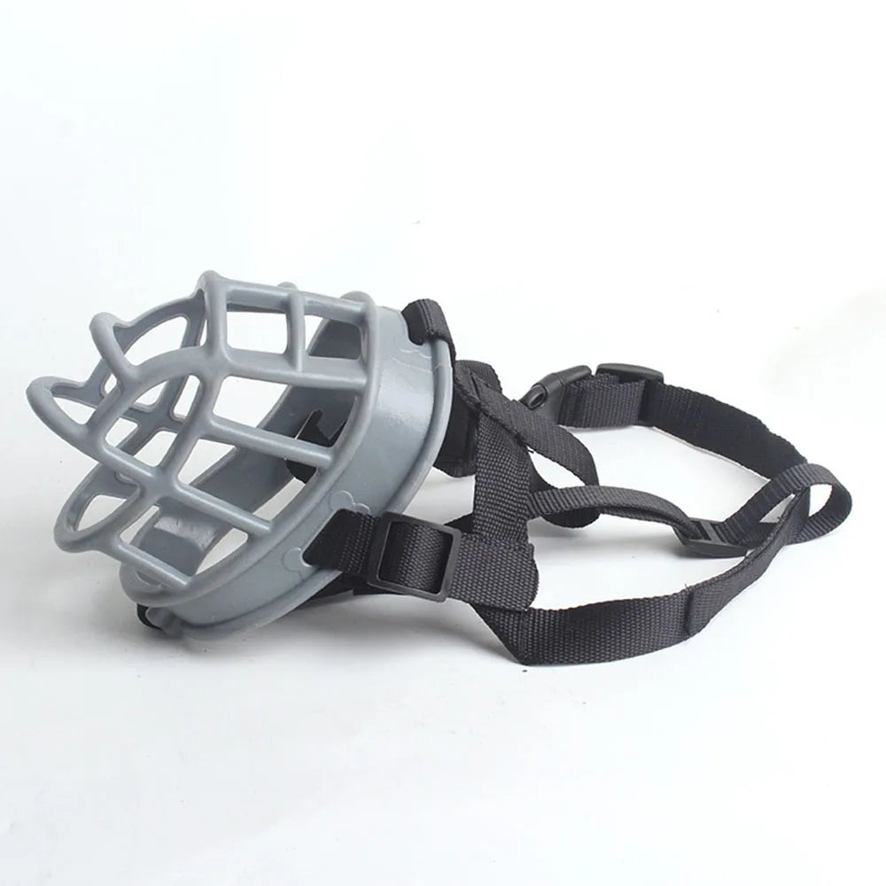 Comfy Soft Silicone Pet Dog Muzzle Breathable Basket Muzzles for Small Medium Large and X-Large Dogs Stop Biting Barking Chewing