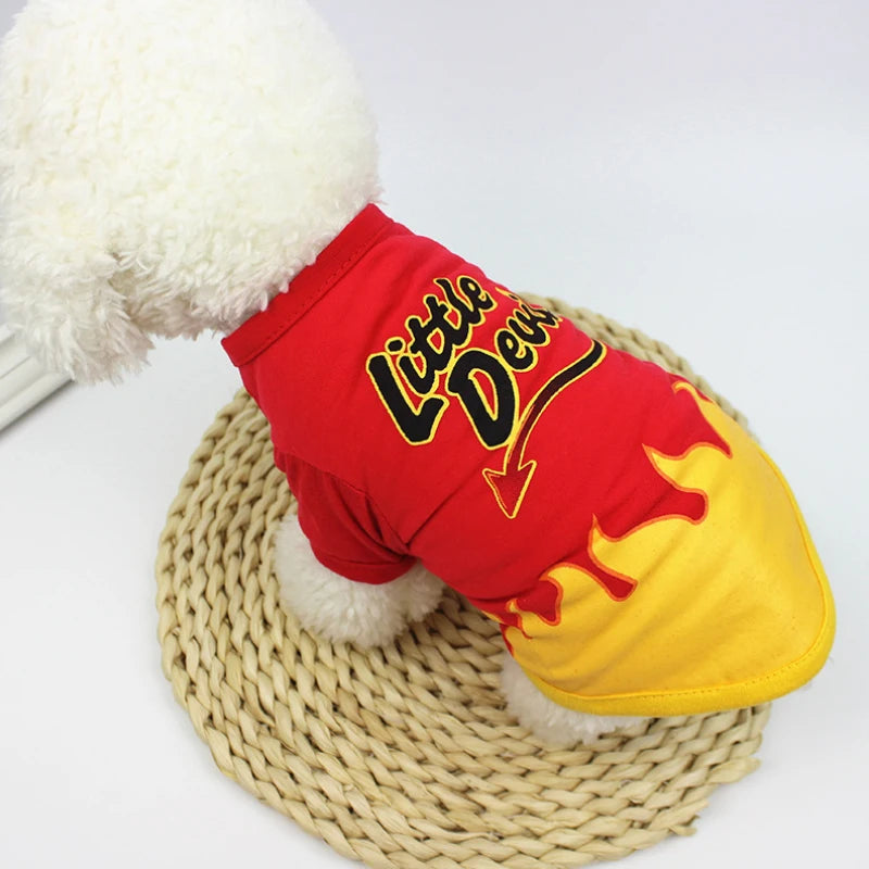 New Halloween Pet Clothes For Small Dogs Funny Dog Vest Cat Clothing Pet Hoodies Party Grimace Pumpkin Costume Puppy Up Outfit