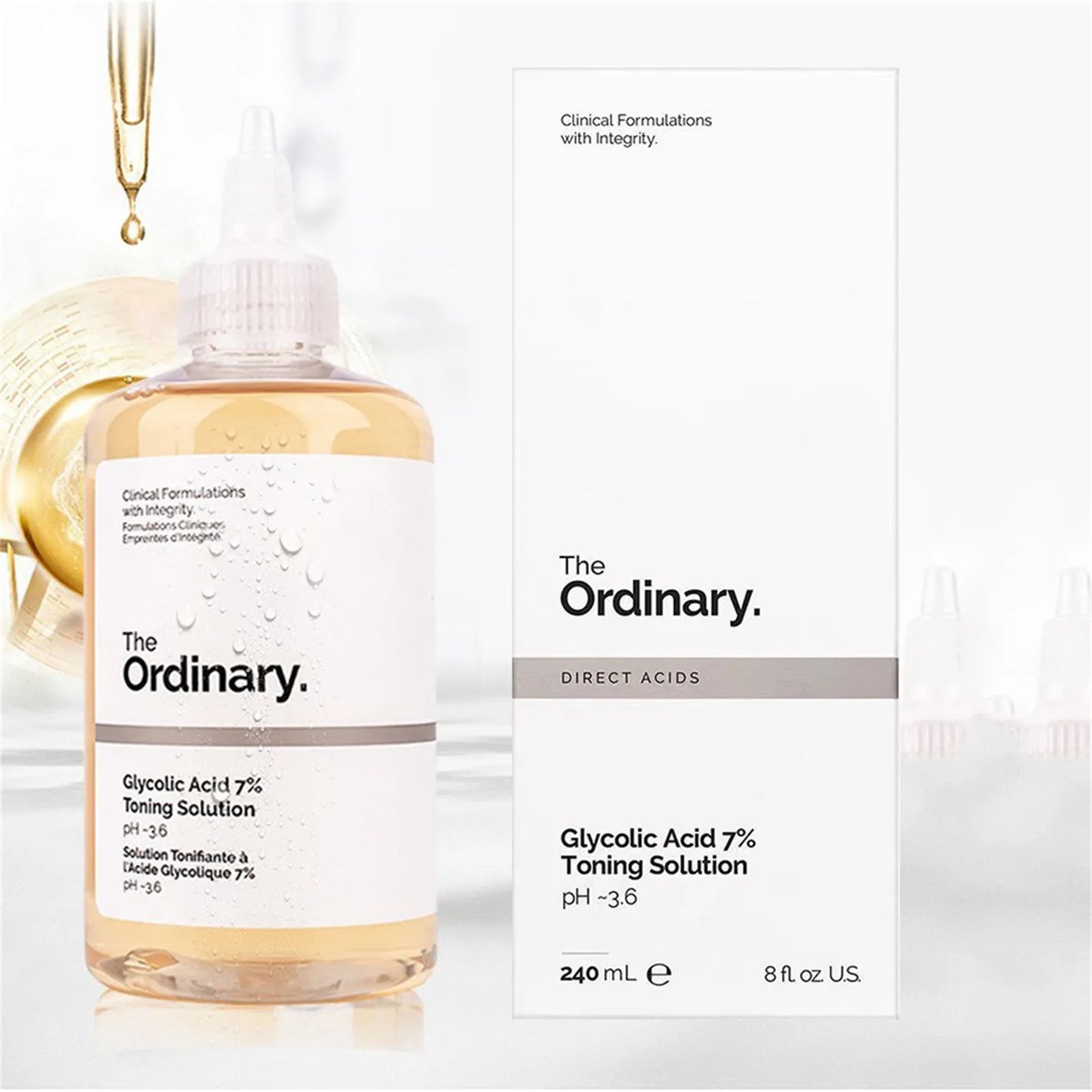 Professional Gentle Exfoliating Oil for All Skin Types - Dead Skin Removal, Acne & Fine Lines Treatment, Home Safe Peel