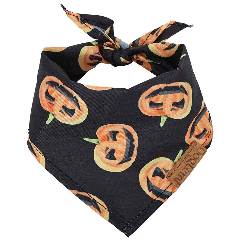 Dog Scarf Pet Dog Bandana Bib Pet Bandana Pet Accessories Triangular Bandage Adjustable Tie On for Cat Puppies Medium Large Dogs