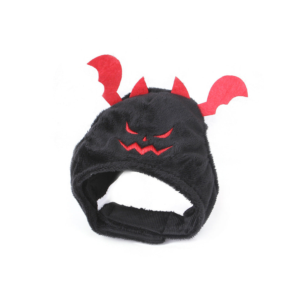 Pet Halloween Dog Cat Costume Dog Cat Costumes for Small Dogs Cosplay Bat Headgear Cat Hat Cat Headgear Pet Supplies