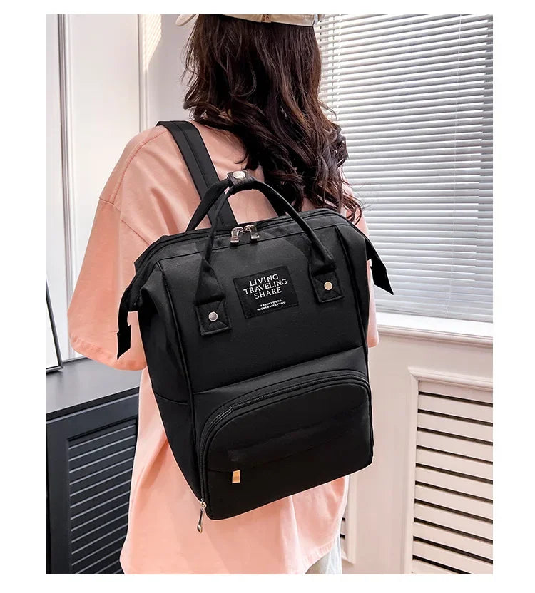 Nappy Backpack Diaper Bag Mummy Large Capacity Bags Mom Baby Multi-Function Waterproof Outdoor Travel Diaper Bags for Baby Care