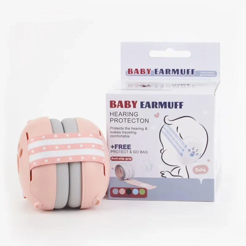 Baby Earmuff Mini-headset Adjustable Noise-proof Ear Protection Kids' Outdoor Sleep and Airplane Anti-noise Earmuffs