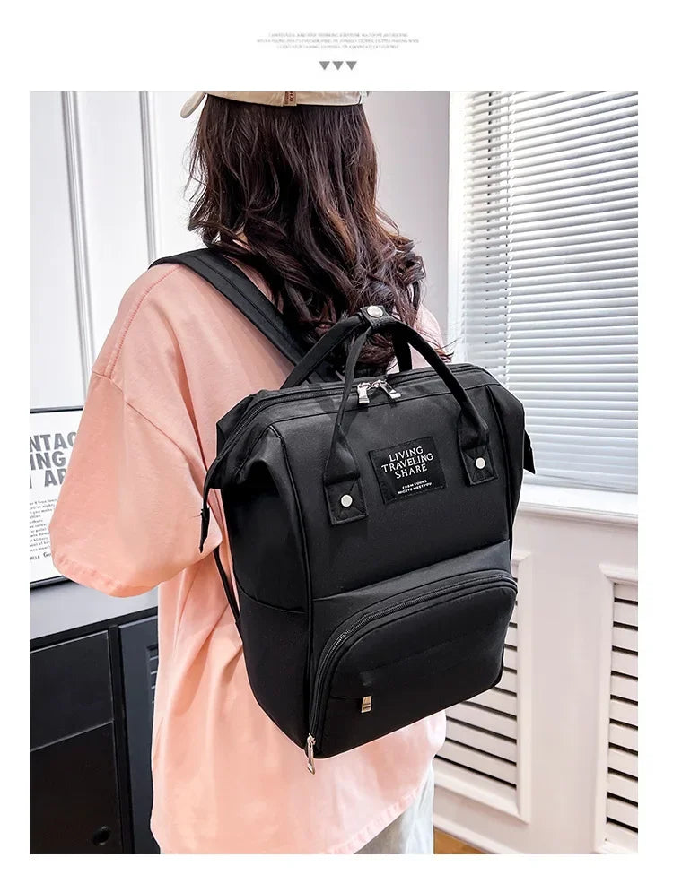Nappy Backpack Diaper Bag Mummy Large Capacity Bags Mom Baby Multi-Function Waterproof Outdoor Travel Diaper Bags for Baby Care