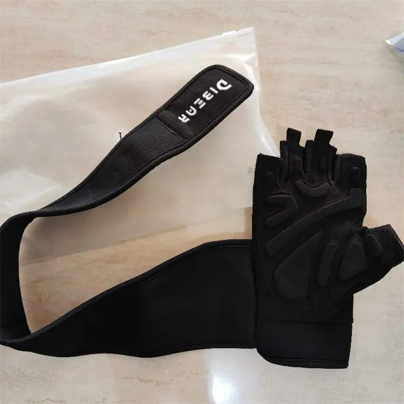 Half Finger Bodybuilding Gym Gloves Weightlifting Dumbbell Kettlebell Training Workout Fitness Gloves For Man Women