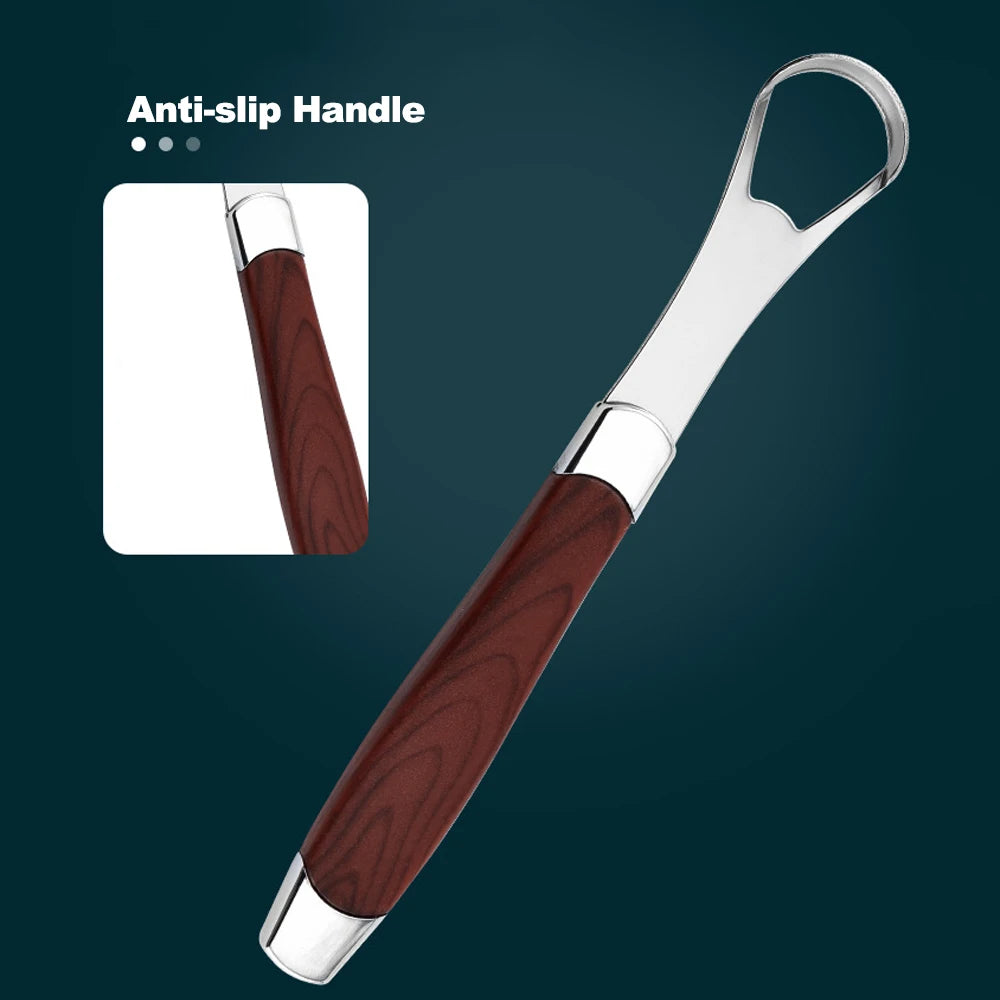 High Quality Stainless Steel Tongue Scraper for Oral Hygiene Reusable Dentisty Oral Hygiene Care Tools