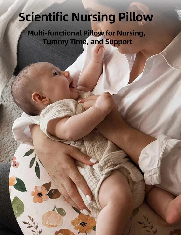 Baby Breastfeeding Pillow Baby Nursing Cushion Ushaped Maternity Feeding Pillow Infant Neck Support Pregnancy Pillows Hands-Free