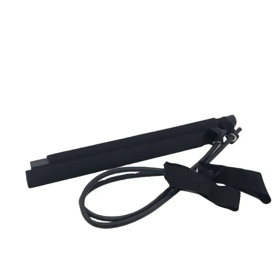 Pilates stick multi functional fitness stick Yoga Pilates gym equipment elasticity exercise training hip pulling rope workout