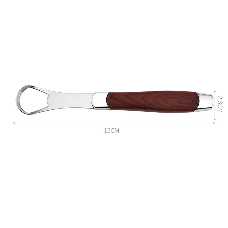High Quality Stainless Steel Tongue Scraper for Oral Hygiene Reusable Dentisty Oral Hygiene Care Tools