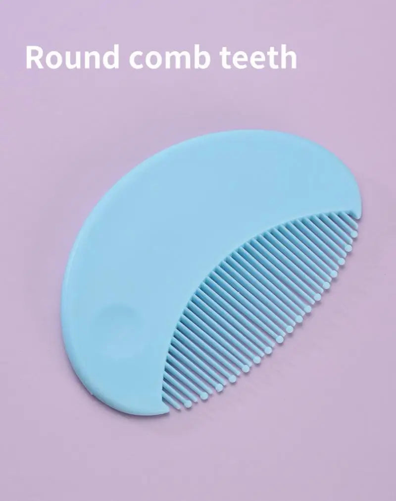 6Pcs/set Newborn Baby Care Kit Cleaning Supplies Head Comb Brush Scissors Nasal Aspirator Nail Clipper Sharpener Tool Package