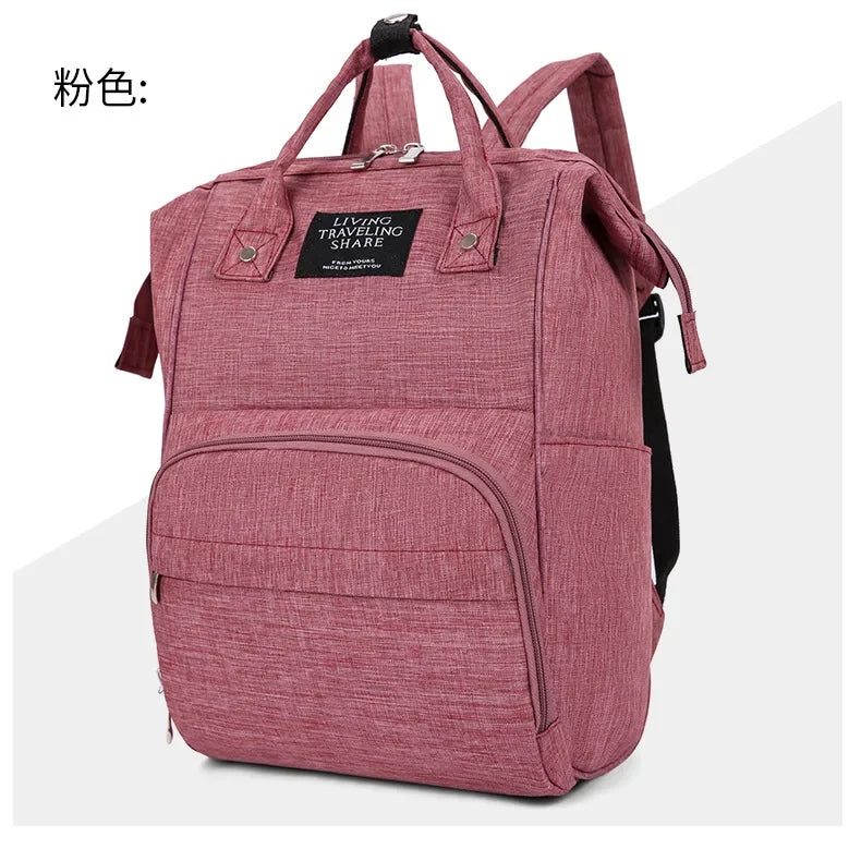 Nappy Backpack Diaper Bag Mummy Large Capacity Bags Mom Baby Multi-Function Waterproof Outdoor Travel Diaper Bags for Baby Care